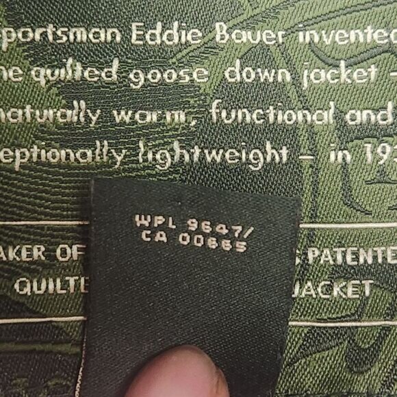 Eddie Bauer Puffer Vest Womens Small Goose Down Quilted Snowflake Print Floral - Picture 7 of 16